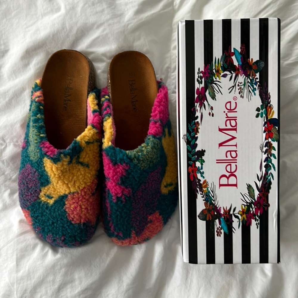 Bella Marie by Ascot & Hart Sherpa Color Camo Clogs